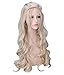 COSJP Thrones Daenerys Targaryen Cosplay Wig Khaleesi, Blonde, Size One Size