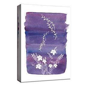 Canvas Wall Art for Living Room,Bedroom Home Artwork Paintings Abstract Flower Art Ready to Hang - 12x18 inches