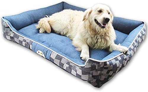 ベッド マット ステップ ベビー マタニティ ドラッグストア犬のベッド整形外科の豪華なデラックスペットベッドフェイクファーソファースタイルのリビングルームのベッドラウンジチェア高級犬用ベッド枕クッションソファ Xl110 90cm B07vkcsftb