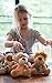 Nush Nush Set of 6 Small Stuffed Animals - Unisex Safari Animal Plush Toys - Premium Quality Stuffed Animals for Kids - Jungle Zoo Keychain Animal for Party Favors Gifts Carnival prizes