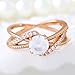 Barogirl Promise Ring Rose Gold Engagement Wedding Bands for Women Cubic Zirconia (8)