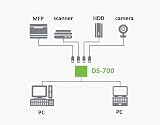Silex Technology DS-700 USB 2.0/3.0 Device Server Network Printer Scanner Hard view 3