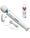 Full Body Hitachi Massager Rechargeable, Unplugged, Cordless, Powerful & Intense + Lubricant (Red Room Lube)