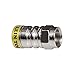 Klein Tools VDV812-627 Push-On F Connectors RG6/6Q 10-Pack