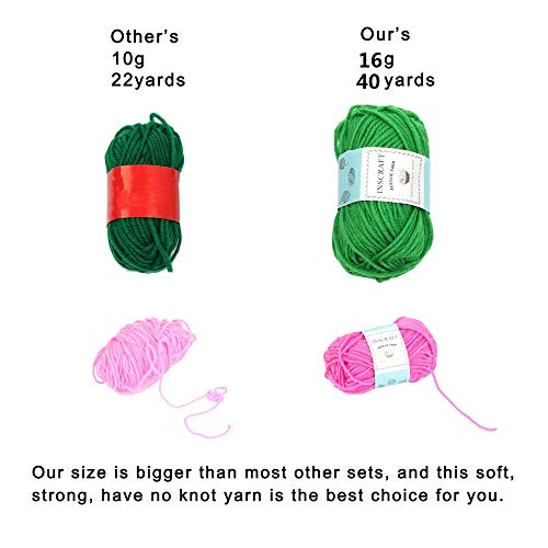 3 Acrylic+Reusable+Crochet+Knitting+Inscraft