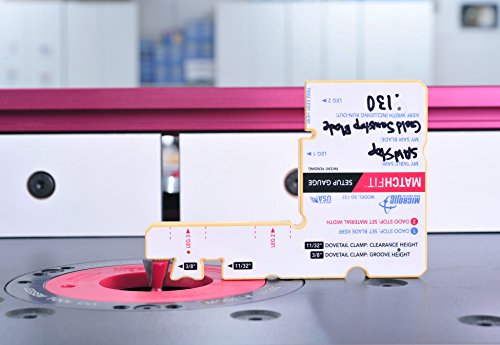 image for Micro Jig SG-133 MATCHFIT Setup Gauge by MICROJIG. Dado Stop Accessory