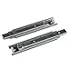 Drawer Slides, URBEST 8 inch Full Extension 3 Section Ball Bearing Side Mounted Drawer Slider for Cabinet Kitchen, 2Pcs (2Pcs 8 inch)
