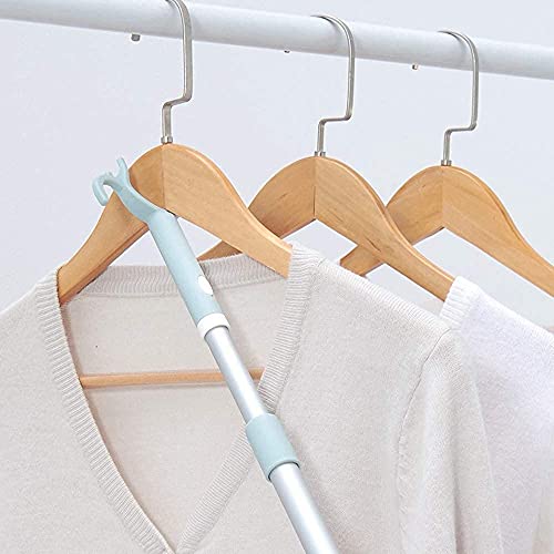 Extended Long Reach Stick Pole with Hook 45" Reach Pole Hook Garment