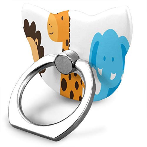 Cell Phone Holder Animals Cat Type Ring Phone Holder Adjustable 360Â° Rotation Phone Stand for IPad Phone X/6/6s/7/8/8 Plus/7, Galaxy S9/S9 Plus/S8/S7 Android Smartphone