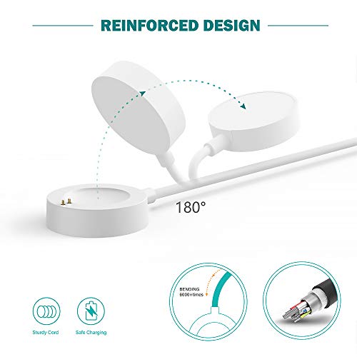 TUSITA Oplaadkabel Compatibel met Fossil Gen 4/5/5E/6, Emporio Armani, Skagen falster 2, Misfit Vapor 2, Diesel Guard 2… - Afbeelding 4