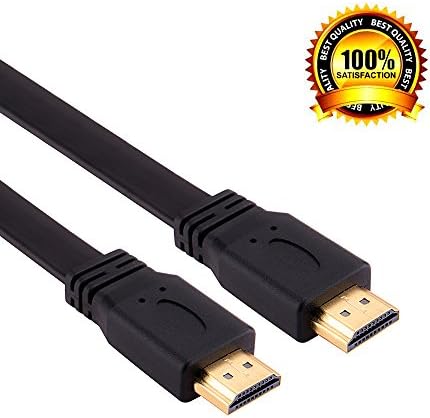 HDMI Cable12Ft-HDMI Cable 6Ft flat hdmi cable-HDMI cable 1.83M/3.66M 1.4Version Support 4K,to 2K 2160P/1080P,3D,laptop,camera,ethernet ,High speed (6Ft)