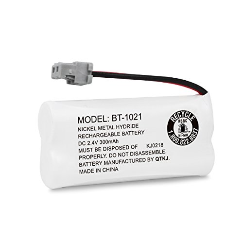 QTKJ BT-1021 BBTG0798001 battery for Uniden BT-1025 BT-1008 BT-1016 D1760 D1760-2 D1780 D1780-2BT D1780-4 D3097 D3098 D1361 DCX150 DCX160 DCX170 DCX309 DCX170BT Cordless Phone Handset (2-Pack) - Thumbnail 4