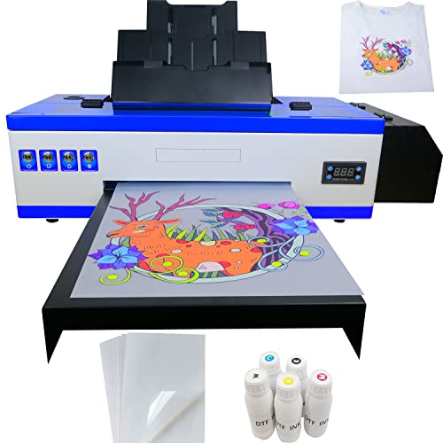PUNEHOD A3 DTF Printer,L1800 T-Shirt Transfer Printer with White