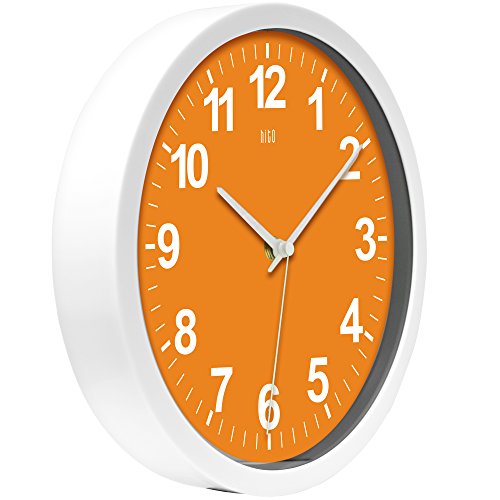 hito Silent Wall Clock Non Ticking 12 inch Excellent Accurate Sweep