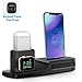 Charging Stand Compatible Apple Watch - Derhom 3 in 1 Silicone Charging Stand Dock Compatible Apple Airpods/iWatch/iPhone X 8 7 6 Plus[Gift a Airpods Case]