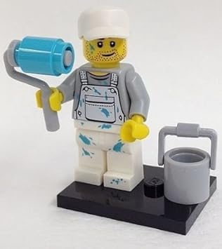 lego painter minifigure