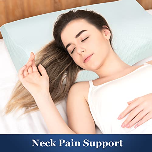 EPABO Cooling Contour Memory Foam Pillow Orthopedic Sleeping Pillows