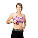 The Travel Bra Co Beach Bra with Secret Pockets ideal AntiTheft Festival Bra Large Pink With White Straps