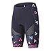 ANIVIVO Women Cycling Shorts Padded &Bicycle Riding Shorts with Anti-Slip Belt &Road Bike Shorts Comfort Tight Biking Shorts for Women(Color Printed,L)