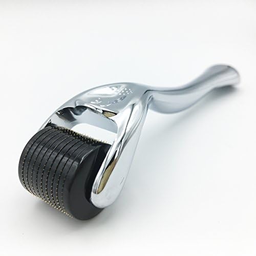 Derma Roller Needle Skin Care 540 Titanium Micro Needles Facial Skin & Face Care Beauty Massage Tools - For Home Use 0.25 mm - Silver
