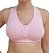 Valmont Zip-Front Sports Bra - 1611A (40D/DD, Pink)