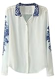 Women's V-neck Chiffon Shirt Blouse