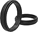 BANDED GLORY Silicone Ring Women, Silicone Wedding Rings for Women - Rubber Wedding Bands Keep Fingers Safe From Extreme Conditions - Great for Active Lifestyles, Womens Wedding Band