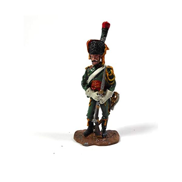 OPO 10 - Horse Chasseurs Regimenter der Soldatenfigur der kaiserlichen Garde 1/32 60mm Empire Napoleon Del Prado…