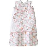 HALO 100% Cotton Muslin Sleepsack Swaddle, Elephant Plaid, Small