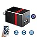 Facamword Hidden Camera - 1080P WiFi Spy Camera - Wireless USB Adapter Cameras - HD Wall Charger Nanny Cam - Motion Detection Alarm - Video Recorder - Remote View - Home Security