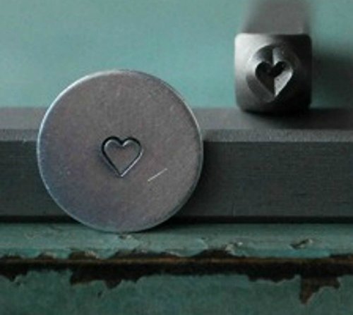Heart Metal Punch Design Jewelry Stamp