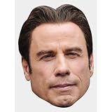 John Travolta Celebrity Mask, Card Face and Fancy Dress Mask