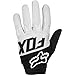 Fox Racing Dirtpaw Full Finger Glove: White MD