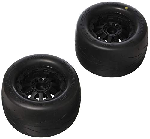 Proline 1011615 Prime 2.8 Mtd on F-11 Rear Wheels (2) for E Stampede/Rustler, Black