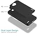 J&D Case Compatible for LG X Charge/X Power 2/Fiesta 2/LG Fiesta/LG V7 Case, Heavy Duty Dual Layer Hybrid Shockproof Protective Rugged Bumper Case for LG X Power 2 Case, Not for LG X Power/X Power 3