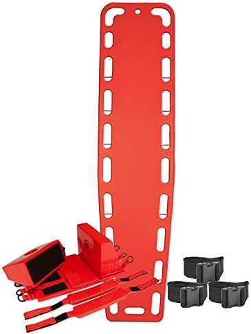 American Lifeguard Products Kemp Complete Spineboard System - Red