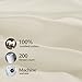 Cotton Twin Fitted-Sheet Beige - Premium Quality Combed Cotton Long Staple Fiber – Breathable, Durable & Comfortable - Deep Pocket, Hotel Quality By Utopia Bedding (Twin, Beige)