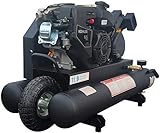KUNDING Gas Driven Piston Air Compressor 6.5HP