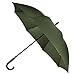 LifeTek Kingston FX1 Windproof Golf Umbrella - Large 54 Inch Automatic Open Umbrella for 2 People, Comfort Grip Classic Cane Style Handle, Fast Drying Canopy, Premium Quality Construction