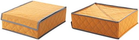 MagicMen Foldable Drawer Dividers, Storage Boxes, Closet Organizers, Under Bed Organizer underwear Bra Socks