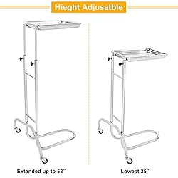 OMECAL Mayo Instrument Stand with Removable Tray