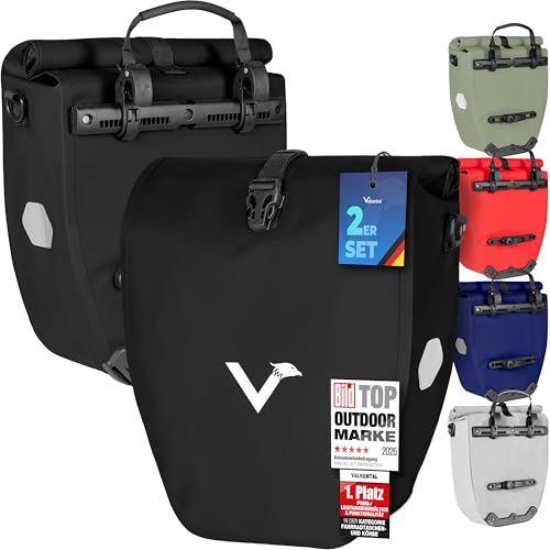 Valkental Gepäckträgertasche, Wasserdicht & Abschließbar