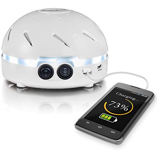 HemingWeigh White Noise Sound Machine - Quality Sounds Masks Disturbing Noise and Reducing Sound for Improved Sleep Relaxation and Enriched Concentration - Built in USB & LED Night Light.
