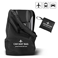 COAFIT Car Seat Travel Bag Waterproof Car Seat Backpack Stroller Travel Bag (Black)