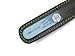GERMANIKURE Czech Crystal Glass Nail File in Suede Leather Case - Grow Where You were Planted - Professional Manicure & Pedicure Products for Smooth Easy Shaping of Natural Nails