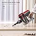 Cordless Vacuum Cleaner, Upgraded Powerful 130W Motor, Lightweight and Quiet, 45 Minutes Long Runtime, 2 in 1 Stick and Handheld, Wall Mounted