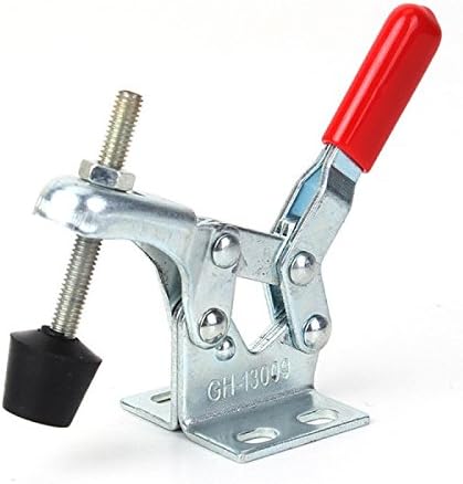 1pc Fast GH13009 30kg 66.1lbs U Metal Clip Toggle Clamp Rod Vertical Arm Welding Machine Operation Mold of Electronic Equipment