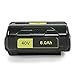 Amityke 40V 6.0Ah Lithium-ion battery Compatible with Ryobi OP4026A OP4050 High Capacity battery with Onboard Fuel Gauge