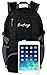 EcoCity Ultra-light 30L Ripstop Water Resistant Foldable Hiking Daypacks Travel Backpacks for Camping Hiking Trekking Mountain Climbing BP0109B1 (Black, 30L)