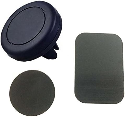 Magnetic Car Mount, Universal Air Vent Magnetic Cell Phone Car Mounts, Phone Holder for all Iphones &amp; Android Devices, Ipad Mini, GPS (BLACK)